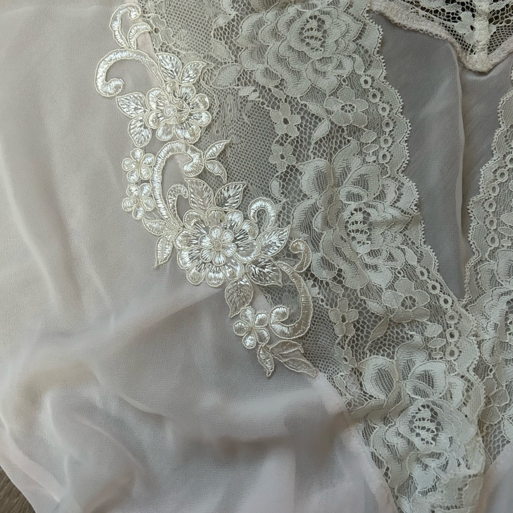 Linea Donatella Chiffon Beaded Robe - Picture 2 of 4
